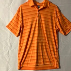 PGA Tour Orange golf polo size L